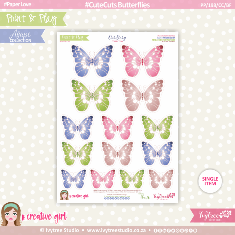 CUTE CUTS - Butterflies - OurStory Collection