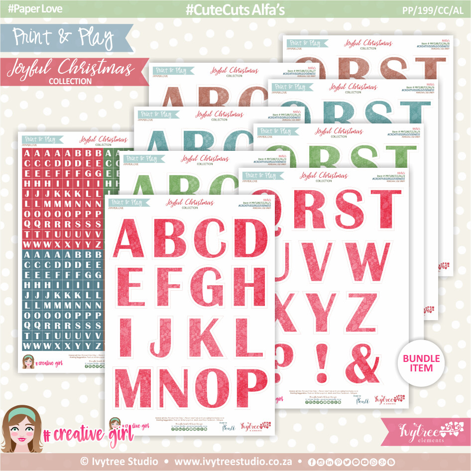 Alpha Snips - Joyful Christmas Collection