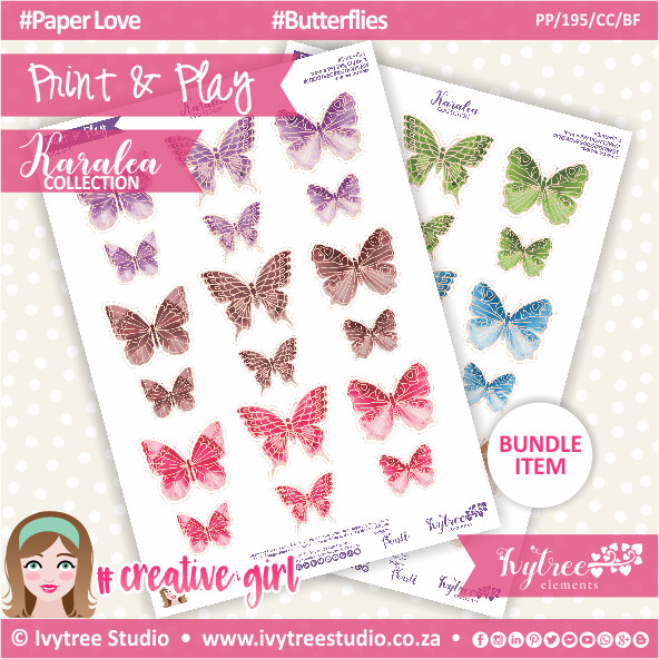 CUTE CUTS - Butterflies - Karalea Collection
