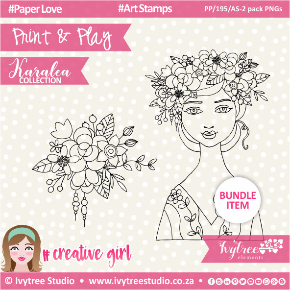 Art Stamps (2 pack PNG's) - Karalea Collection