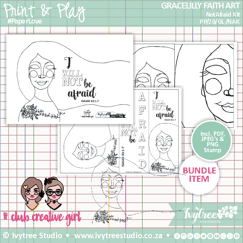 Gracelilly Faith Art Kit - Not Afraid 