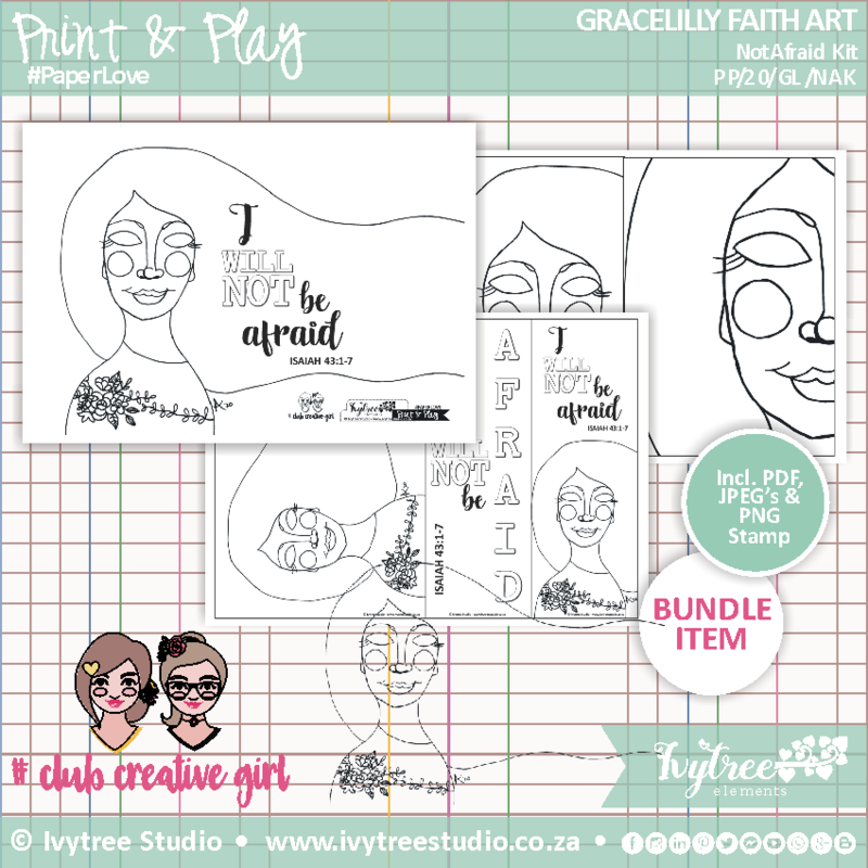 Gracelilly Faith Art Kit - Not Afraid 