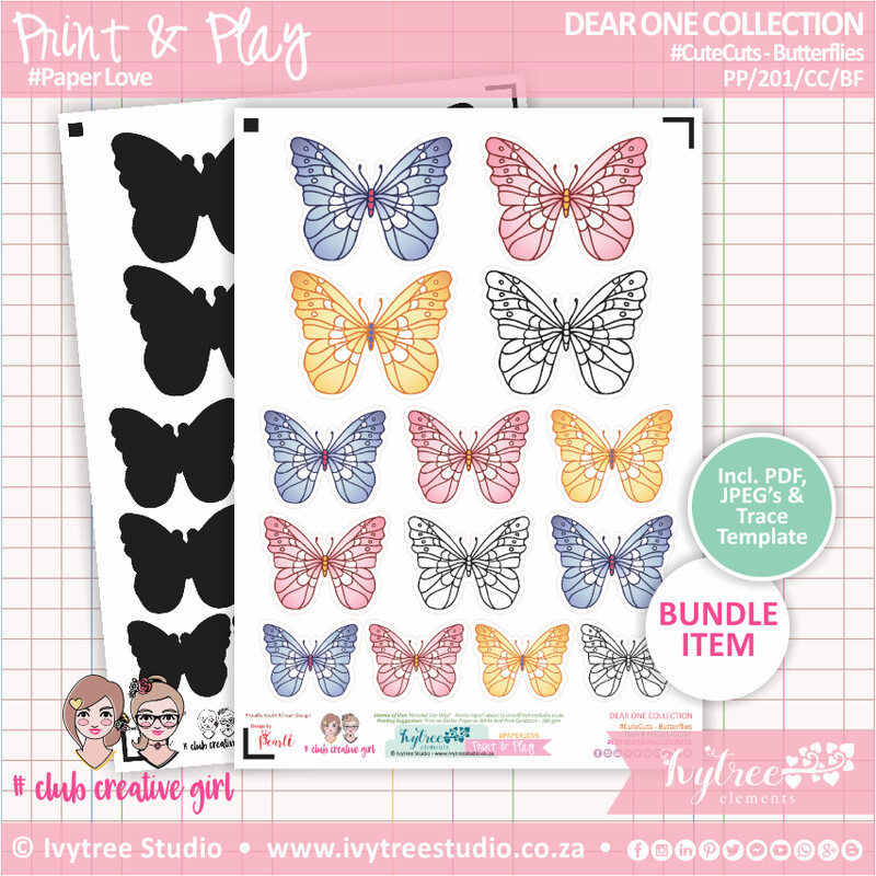 CUTE CUTS - Butterflies - Dear One Collection