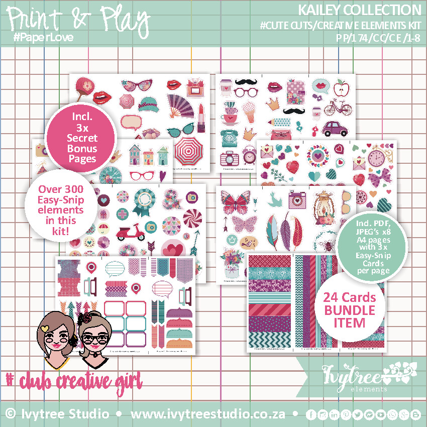 CUTE CUTS - Creative Elements Kit - Kailey Collection