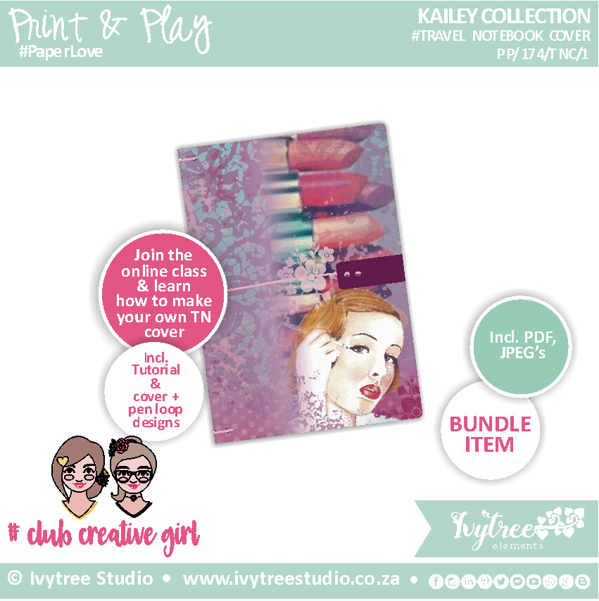 Travel Notebook Cover - Kailey Collection - 1
