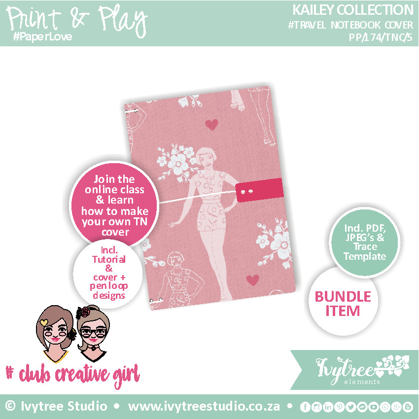Travel Notebook Cover - Kailey Collection - 5