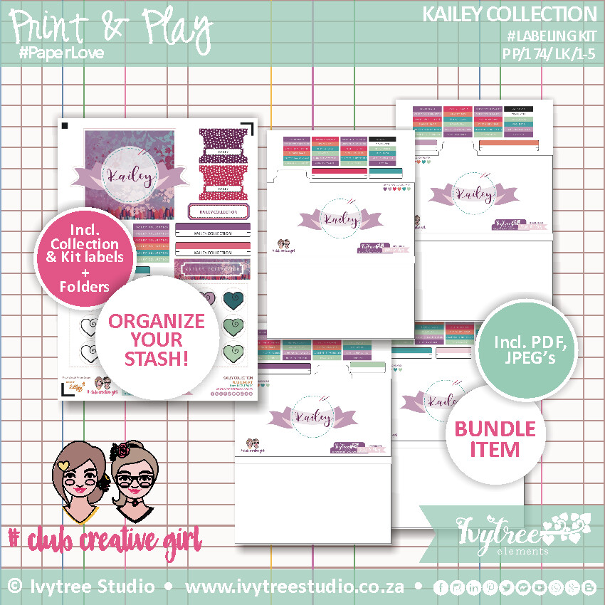 Labeling Kit - Kailey Collection (English only)