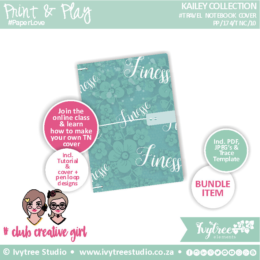 Travel Notebook Cover - Kailey Collection - 10