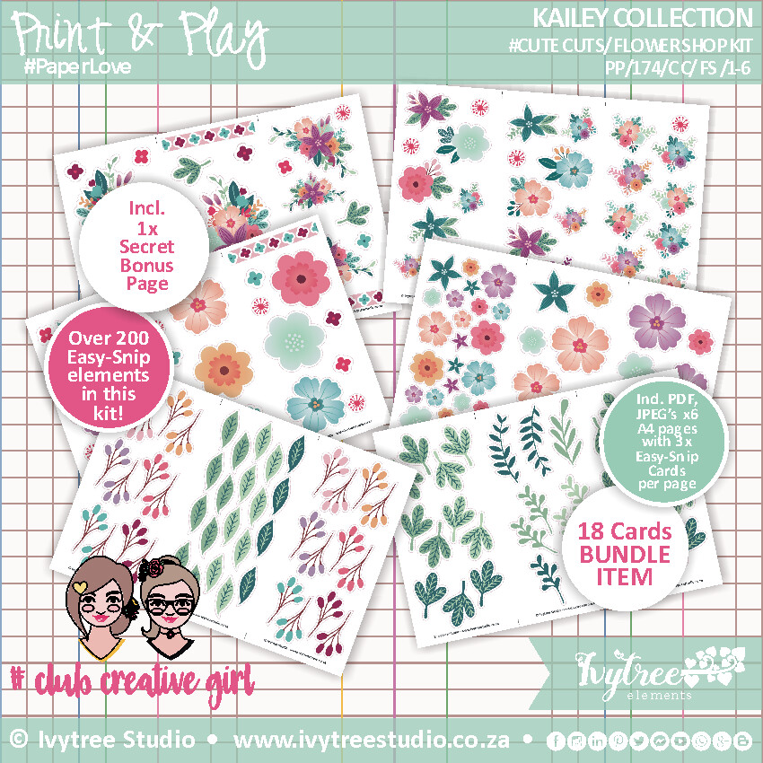 CUTE CUTS - Flowershop Kit - Kailey Collection
