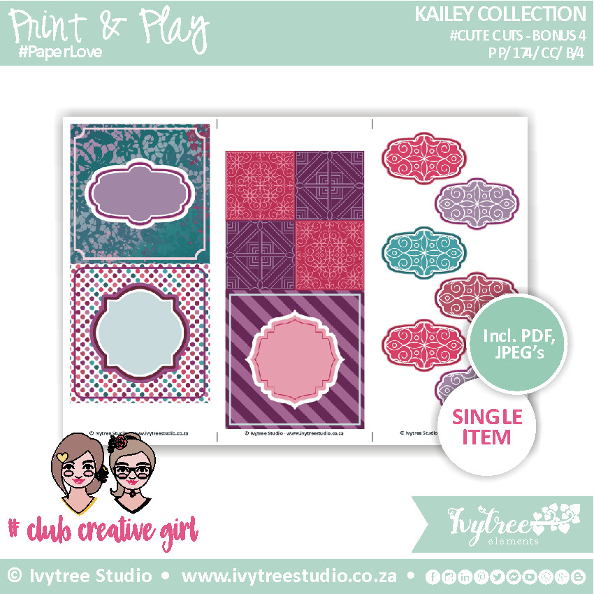 CUTE CUTS - Bonus 4 - Kailey Collection