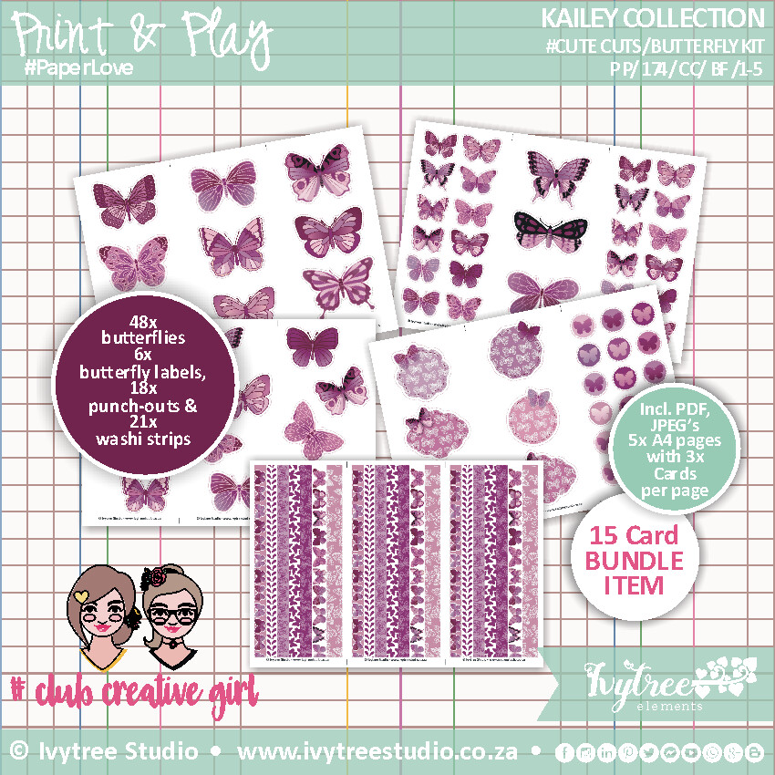 CUTE CUTS - Butterfly Kit - Kailey Collection