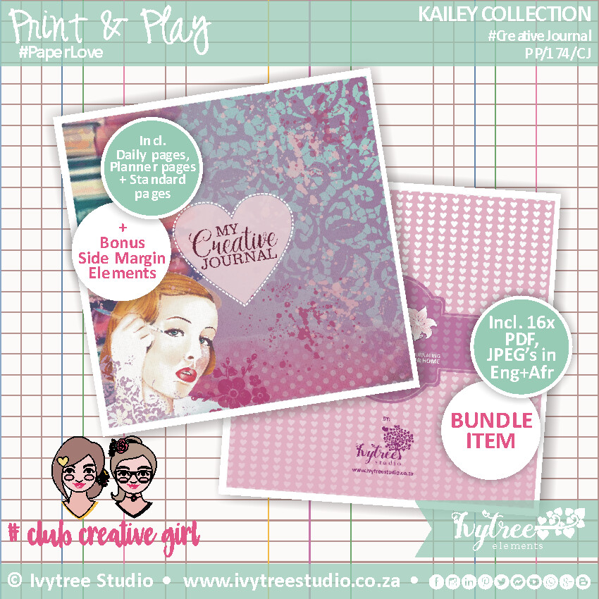 Creative Journal - Kailey Collection - Incl. Eng+Afr