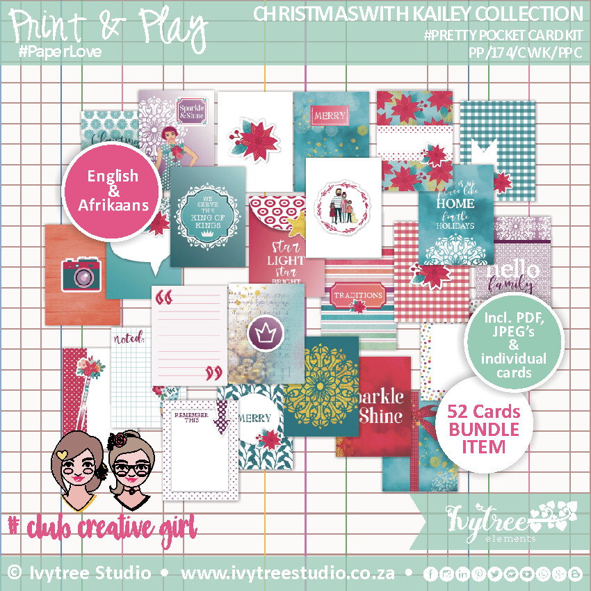 Pretty Pocket Cards - Christmas With Kailey Collection