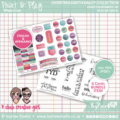 Sweet Sentiments - Christmas With Kailey Collection - Incl. English &amp; Afrikaans