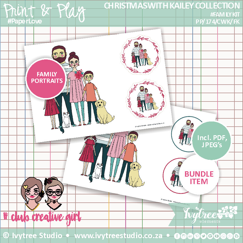 Simply Family Kit - Christmas With Kailey Collection