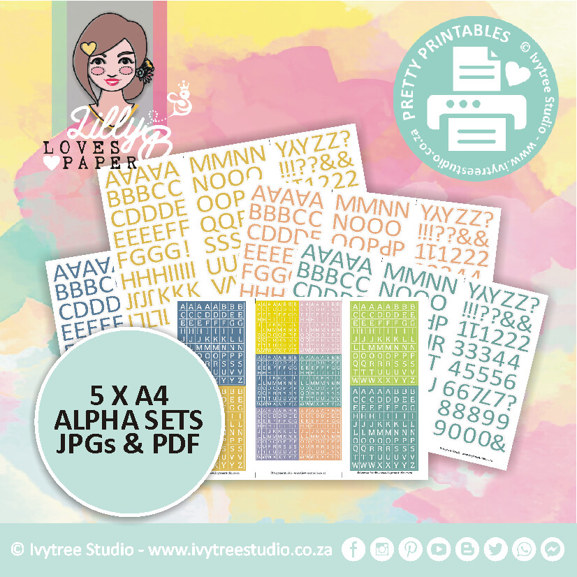 Happy Love Collection - Alpha &amp; Numbers Kit
