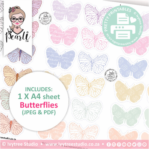 CUTE CUTS - Butterflies - Victoria Collection