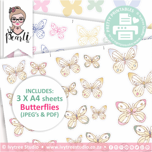 CUTE CUTS - Butterflies - Raphaela Collection