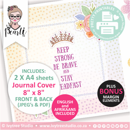 JOURNAL COVER KIT (8&quot;x8&quot;) - Constance Collection