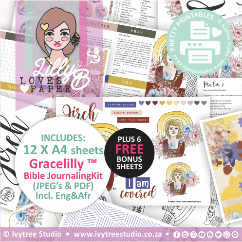Covered - Gracelily Devotional Kit - LillyB Design Incl. Eng&amp;Afr