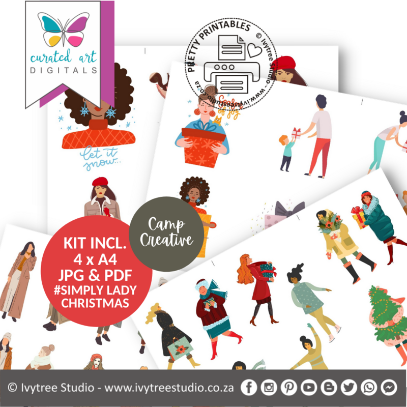 Simply Lady - Christmas - Curated Art Digitals