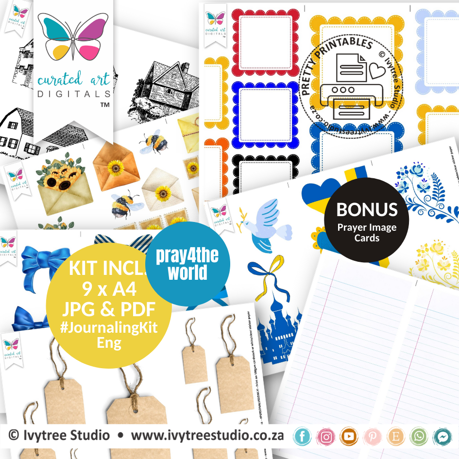 Pray4TheWorld - Creative Elements Kit - Curated Art Digitals