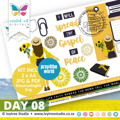 Gospel of Peace | Bible Journaling Kit  | Incl. English | Ivytree Studio