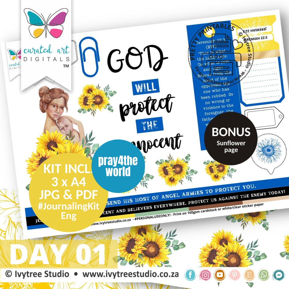 Innocent | Bible Journaling Kit  | Incl. English | Ivytree Studio