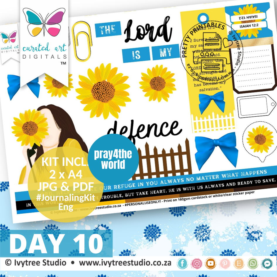 My Defence | Bible Journaling Kit  | Incl. English | Ivytree Studio