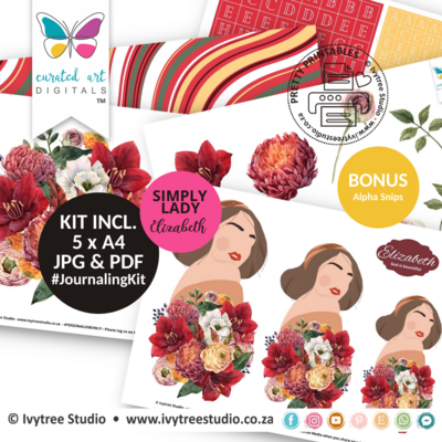 Lady Elizabeth - Journaling Kit - Simply Lady Collection