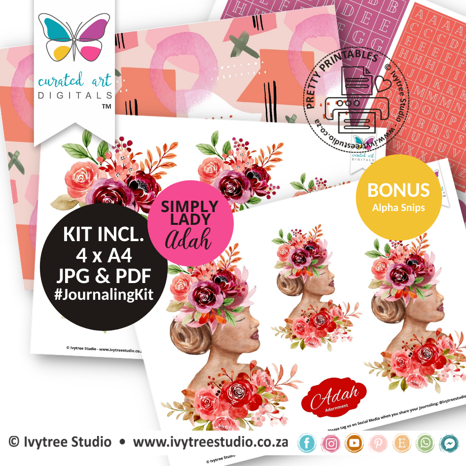 Lady Adah - Journaling Kit - Simply Lady Collection