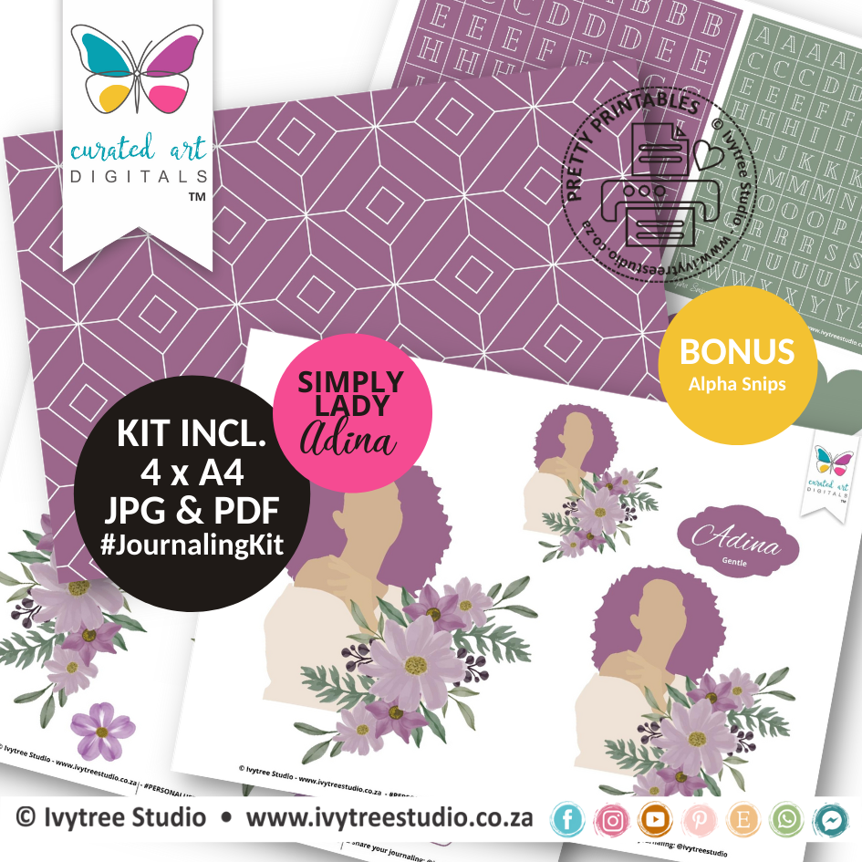Lady Adina Kit - Journaling Kit - Simply Lady Collection
