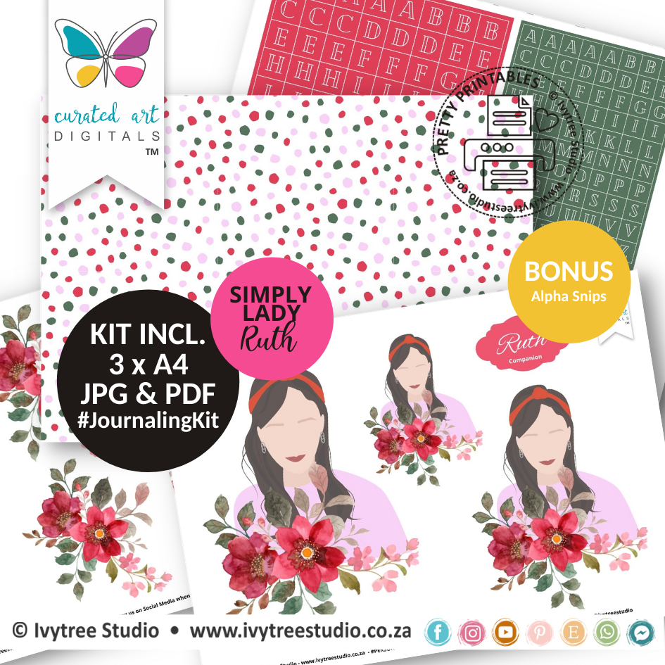 Lady Ruth - Journaling Kit - Simply Lady Collection