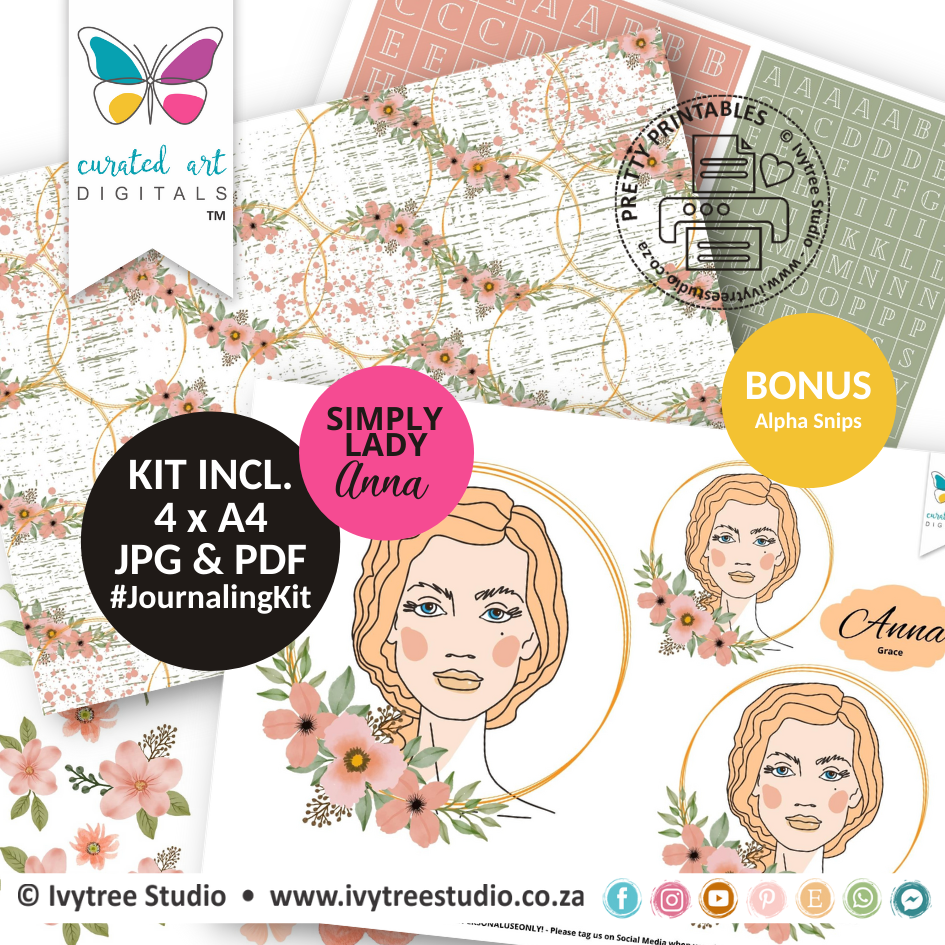 Lady Anna - Journaling Kit - Simply Lady Collection