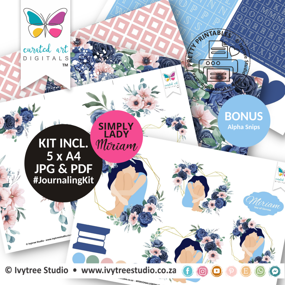 Lady Miriam - Journaling Kit - Simply Lady Collection