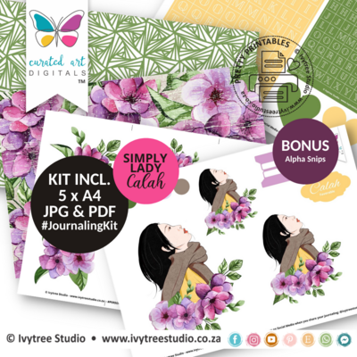 Lady Calah - Journaling Kit - Simply Lady Collection