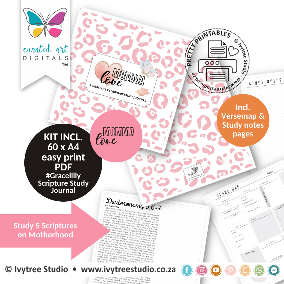 Gracelilly Scripture Journal - Momma Love Collection - English