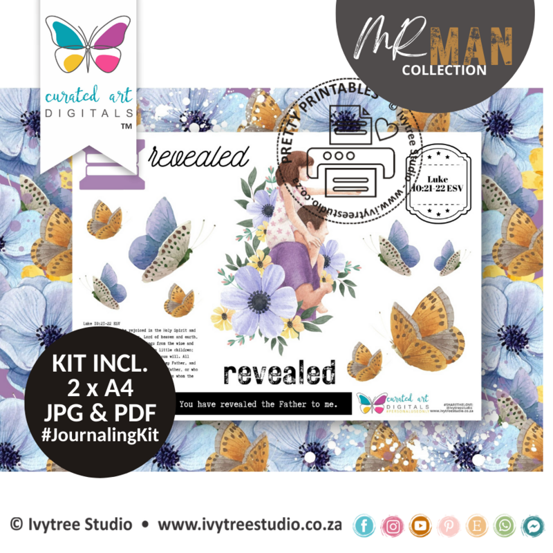 TWO FOR ONE - Comforter &amp; Revealed - Mr Man Collection - Journaling Kit Duo