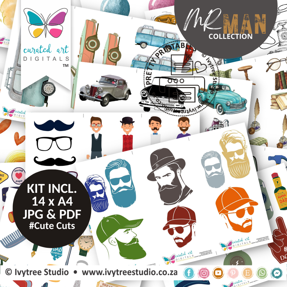 Mr Man Cute Cuts | Ivytree Studio