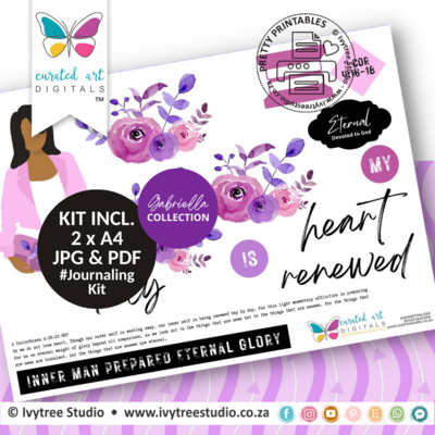 Eternal - Journaling Kit - Gabriella collection - Curated Art Digitals - LillyB Design