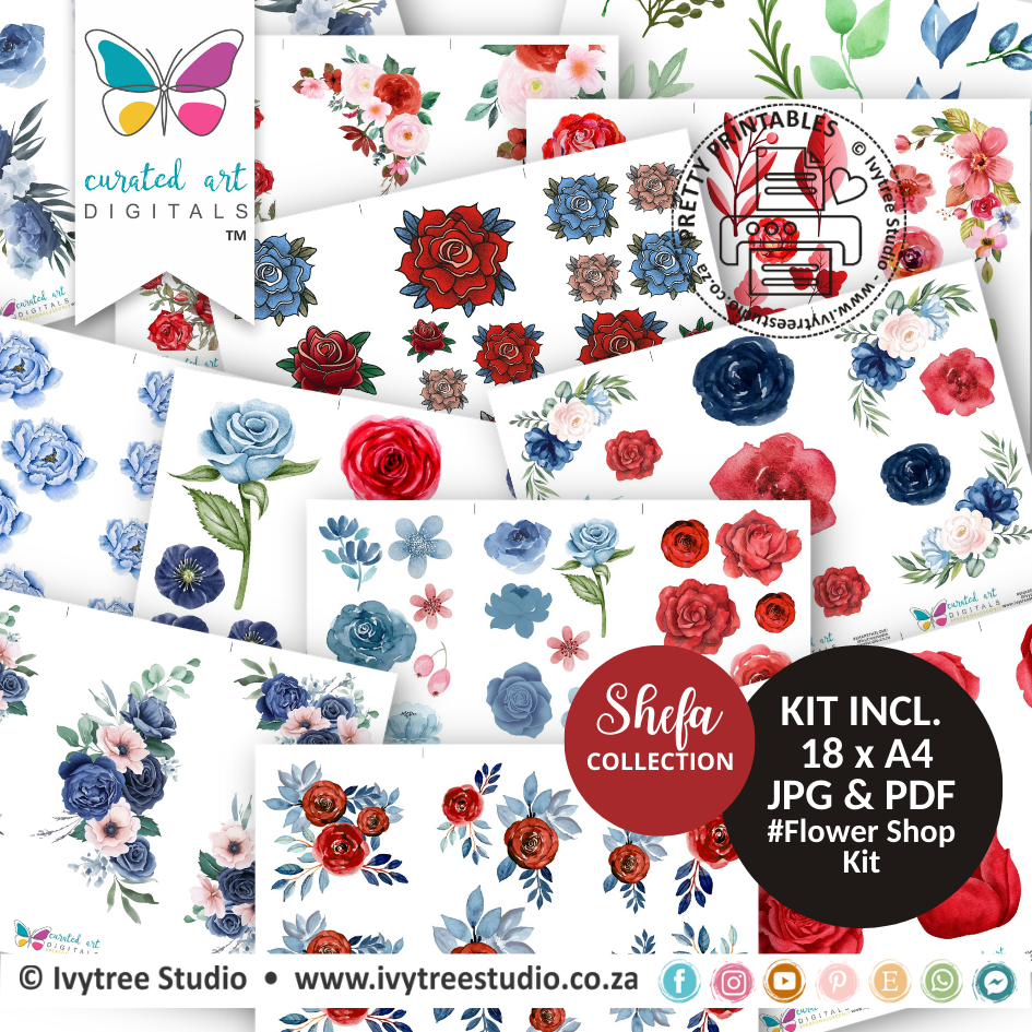 Flower Shop Kit - Shefa Collection - Curated Art Digitals