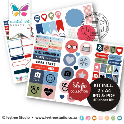 Planner Kit - Shefa Collection - Curated Art Digitals