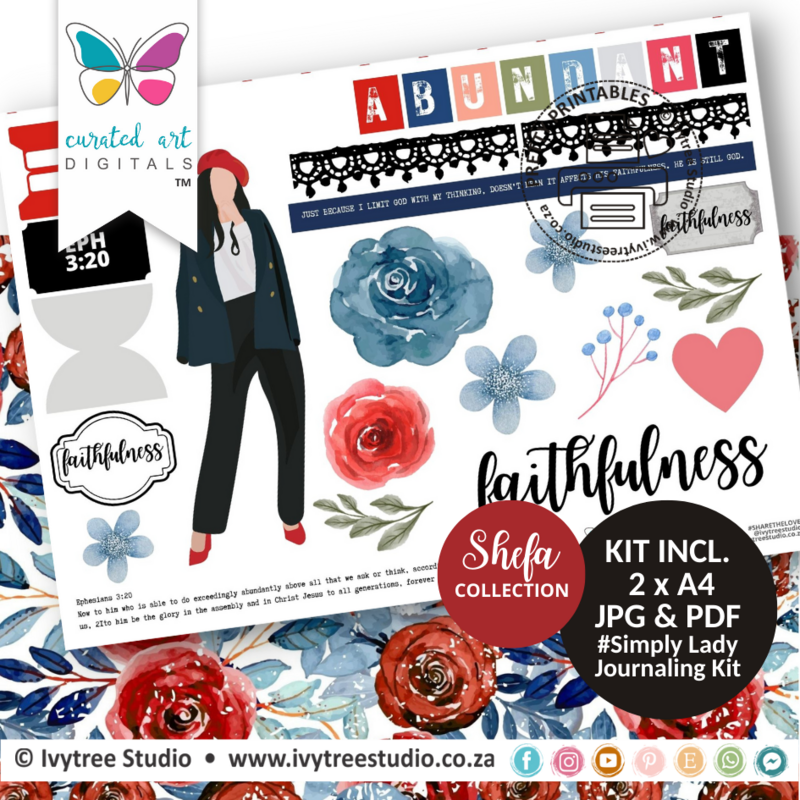 Faithfulness Journaling Kit - Shefa Collection - Curated Art Digitals
