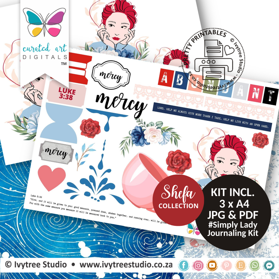 Mercy Journaling Kit - Shefa Collection - Curated Art Digitals