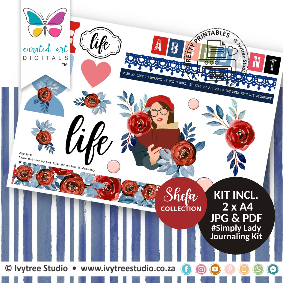 Life Journaling Kit - Shefa Collection - Curated Art Digitals