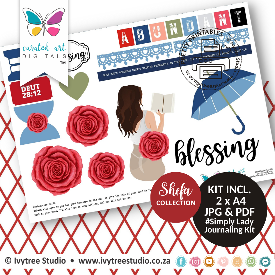 Blessing Journaling Kit - Shefa Collection - Curated Art Digitals