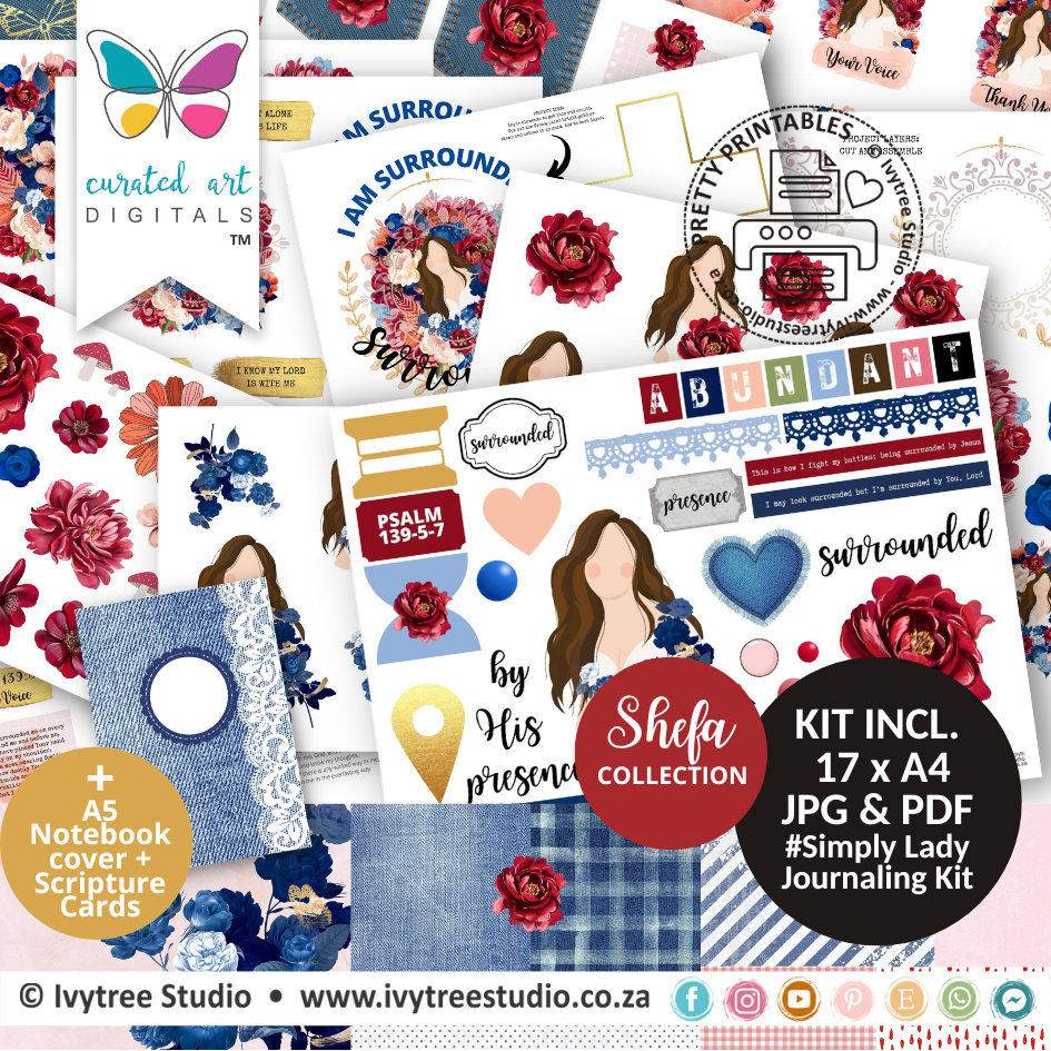 Surrounded Journaling Kit - Shefa Collection - Curated Art Digitals