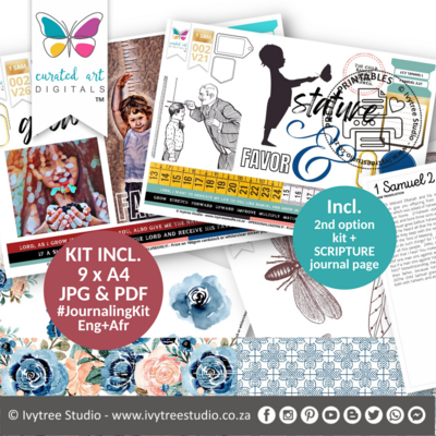 Favour - Journaling Kit - Curated Art Digitals - 1 Samuel 2