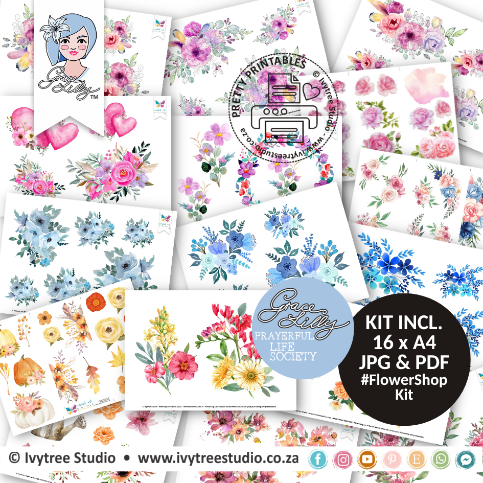 Flowershop - Gracelilly Prayerful Life Society - Art by Ansu