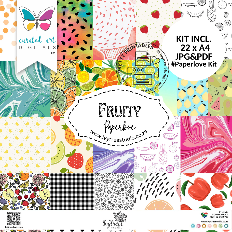 Fruity Paperlove - Fruitful Life Society - Grow Collection - Curated Art Digitals